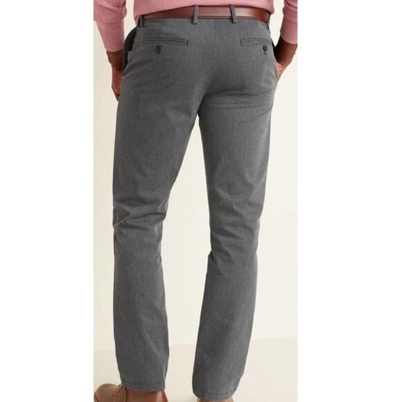 Old Navy Grey Ultimate Slim Built-In Flex Chino Pants - Picture 2 of 4